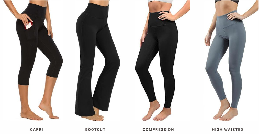 Different Types of Yoga Pants